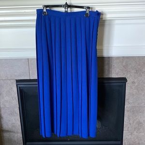 Women’s Blue Pleated Skirt.
